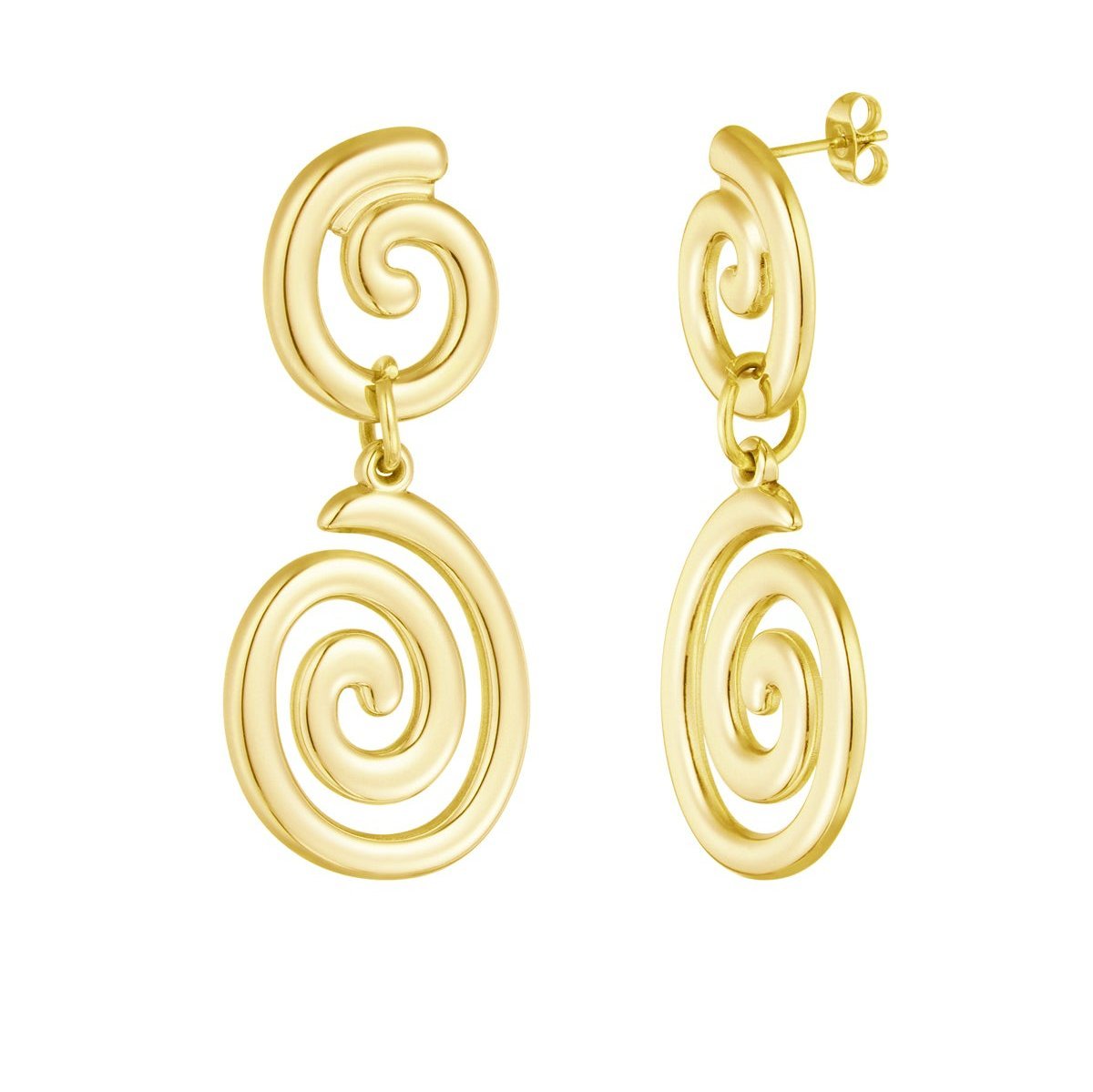 Ohrhänger Ohrringe - Elegante Ohrringe aus Edelstahl – Dein neues Lieblingsaccessoire - Gold - BJS - EO - 2024 - 001 - farbe:gold - Beau Soleil Jewelry