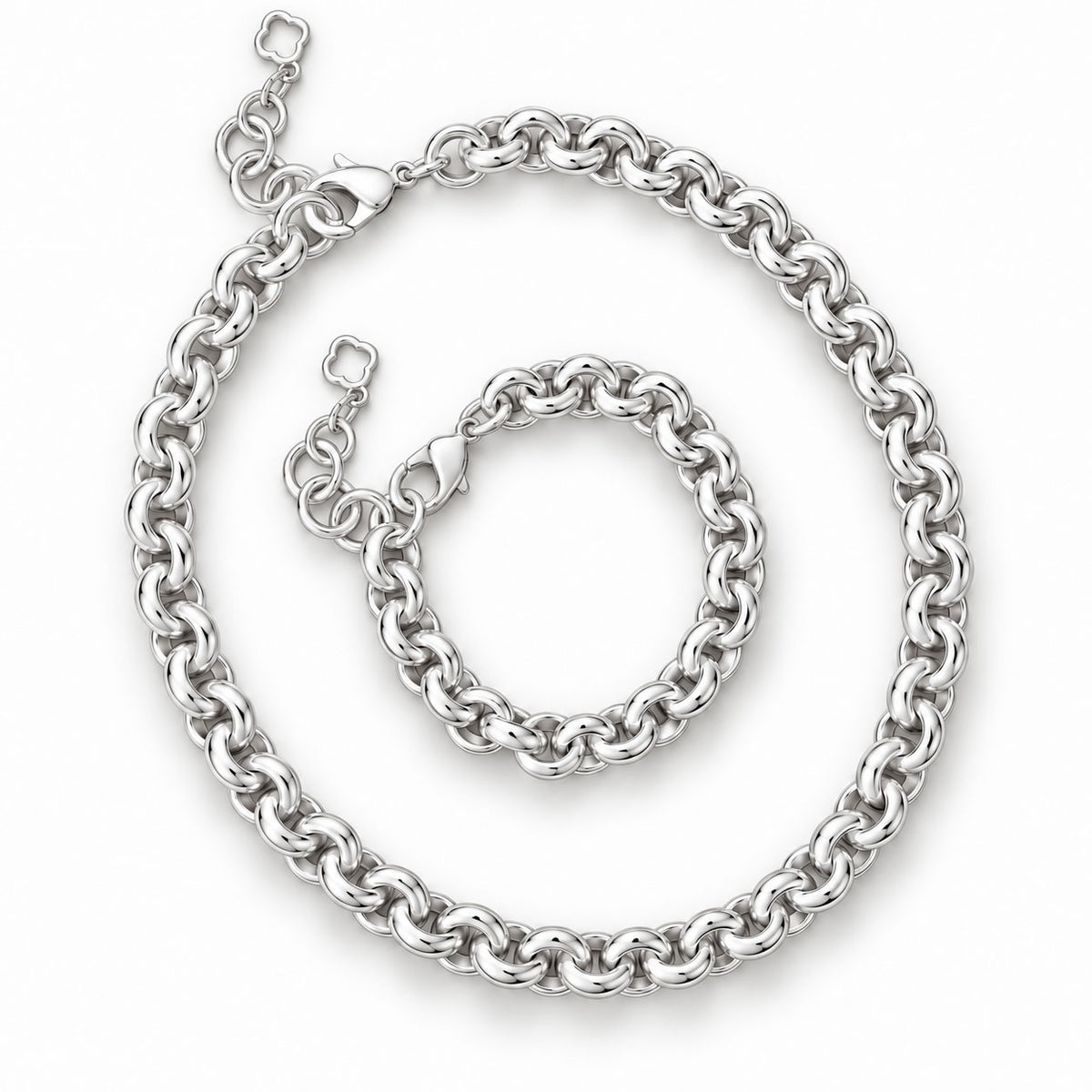 Schmuck Set’s - Elegantes Schmuck - Set aus massiven Rollogliedern - KA311 - Beau Soleil Jewelry