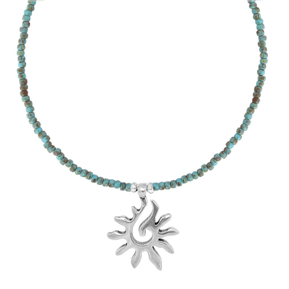 Ketten - Kette Collier Café y Sol K516 - Silber - K516 - tuerkis - Beau Soleil Jewelry
