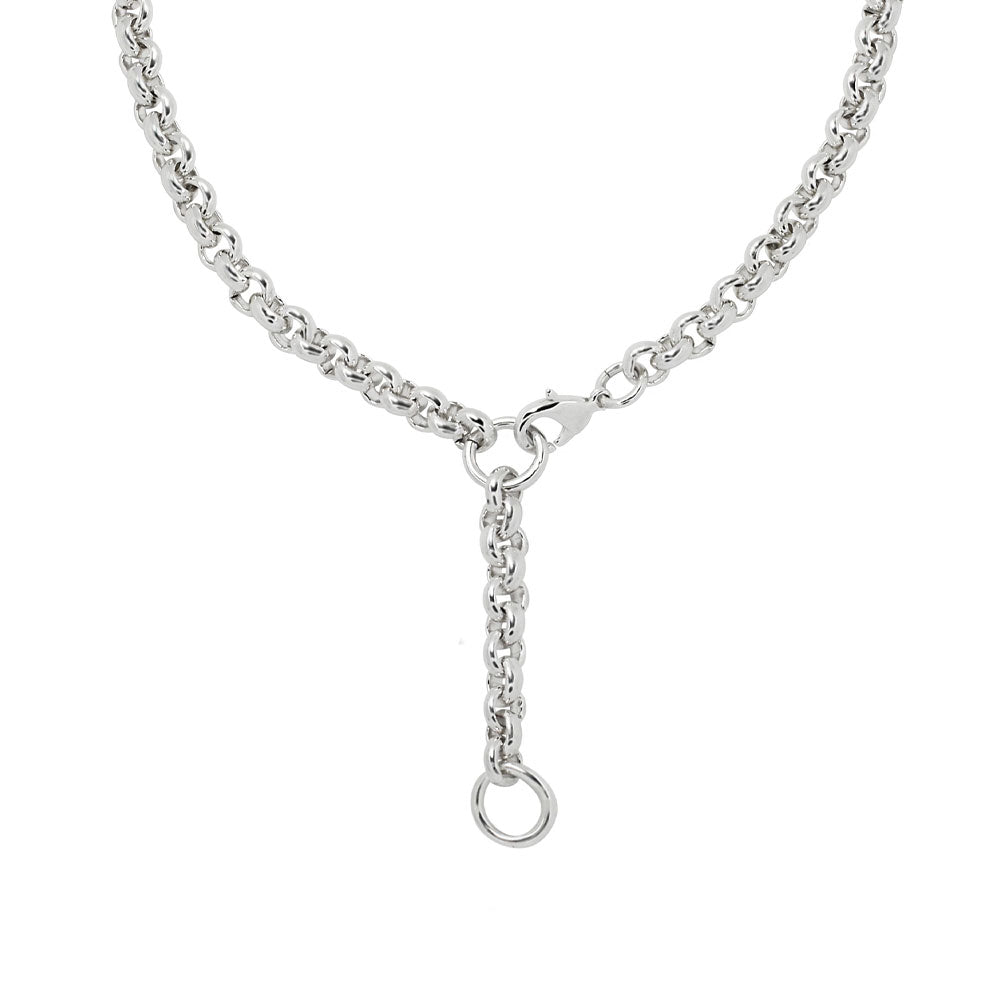 Ketten - Statement Rollo - Gliederkette | Damen - Halskette 42 cm + Verlängerung - K314 - Beau Soleil Jewelry