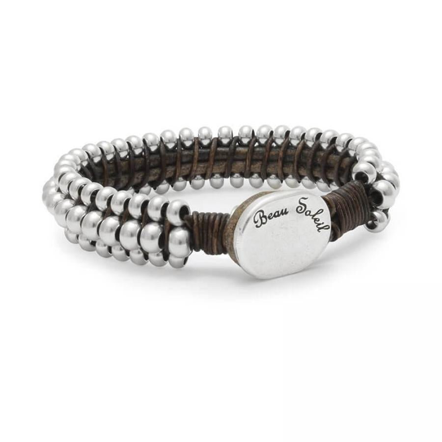 Beau Soleil Schmuck Kollektion - Armband A921 - Schwarz - A921-18-Schwarz - Beau Soleil Jewelry
