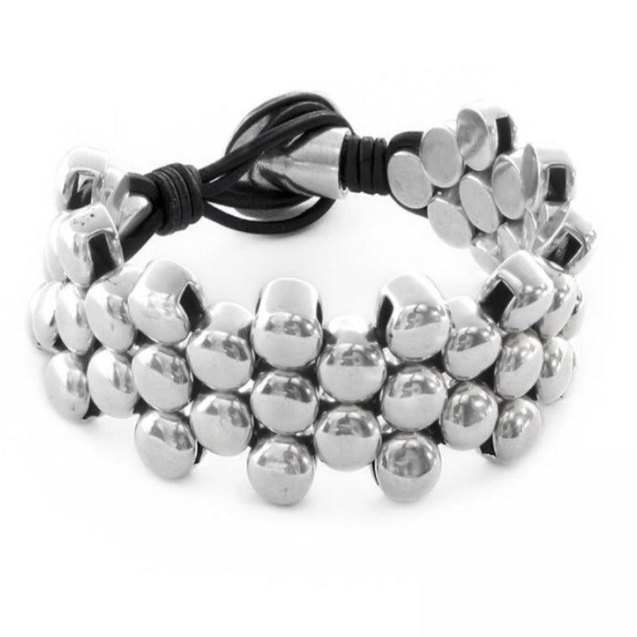 Beau Soleil Schmuck Kollektion - Lederarmband A941 - Braun - A941-18-Braun - Beau Soleil Jewelry