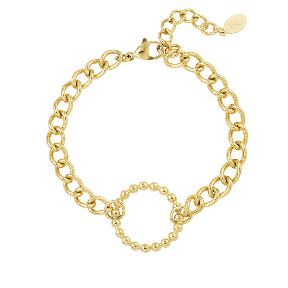 Armbänder - Armband Circle - Elegantes Statement - Silber - armband-cicle-ay-1015-silber - Beau Soleil Jewelry