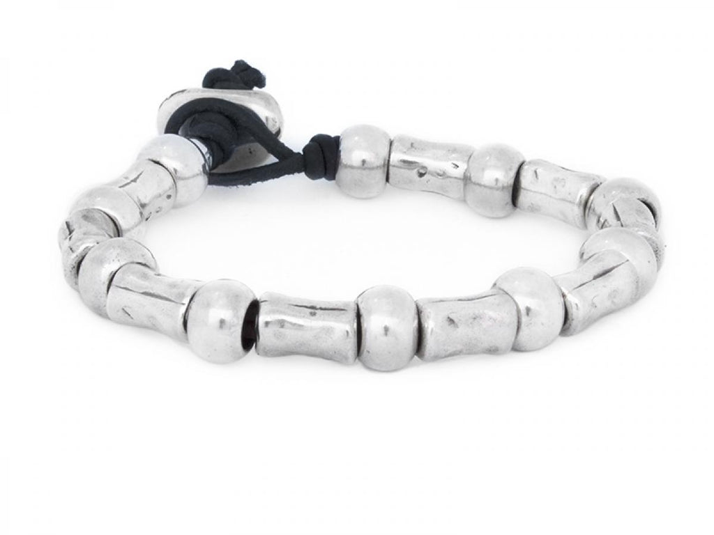 Armbänder - Armband Set 2 Lederarmbänder A980 - Braun - A980--18-braun - Beau Soleil Jewelry