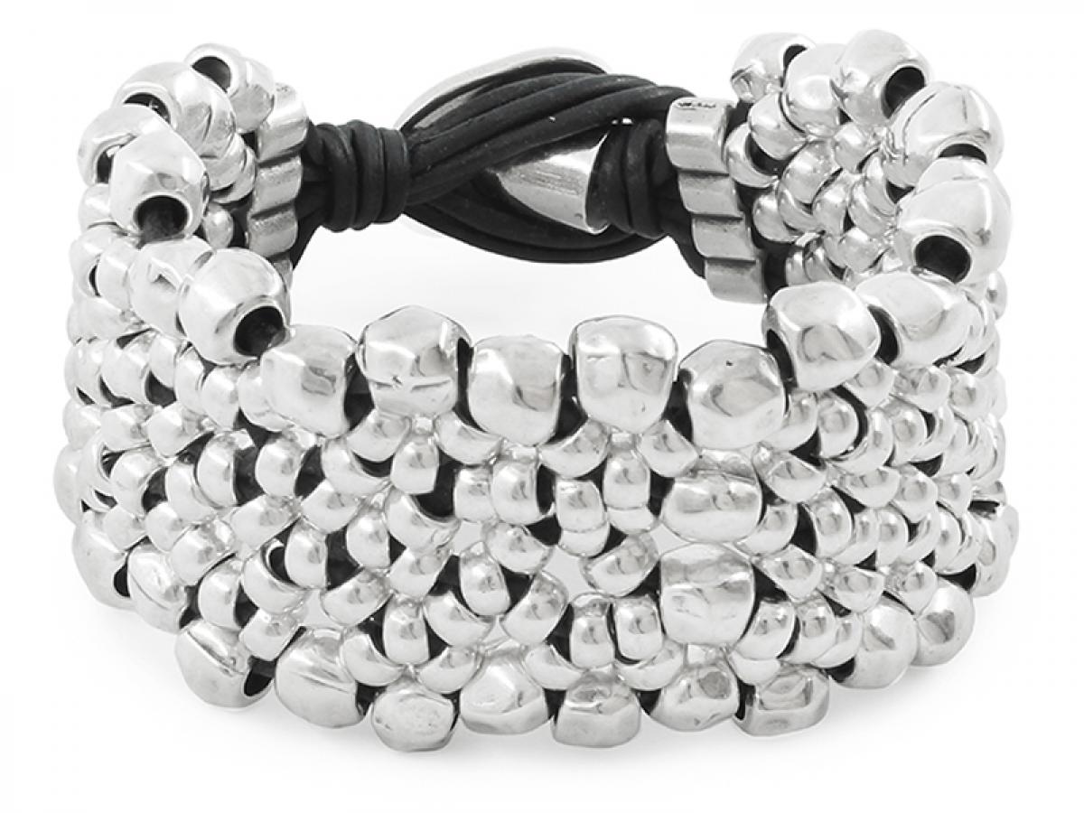 Armbänder - Lederarmband Damen A963 - Braun - A963-18-Braun - Beau Soleil Jewelry