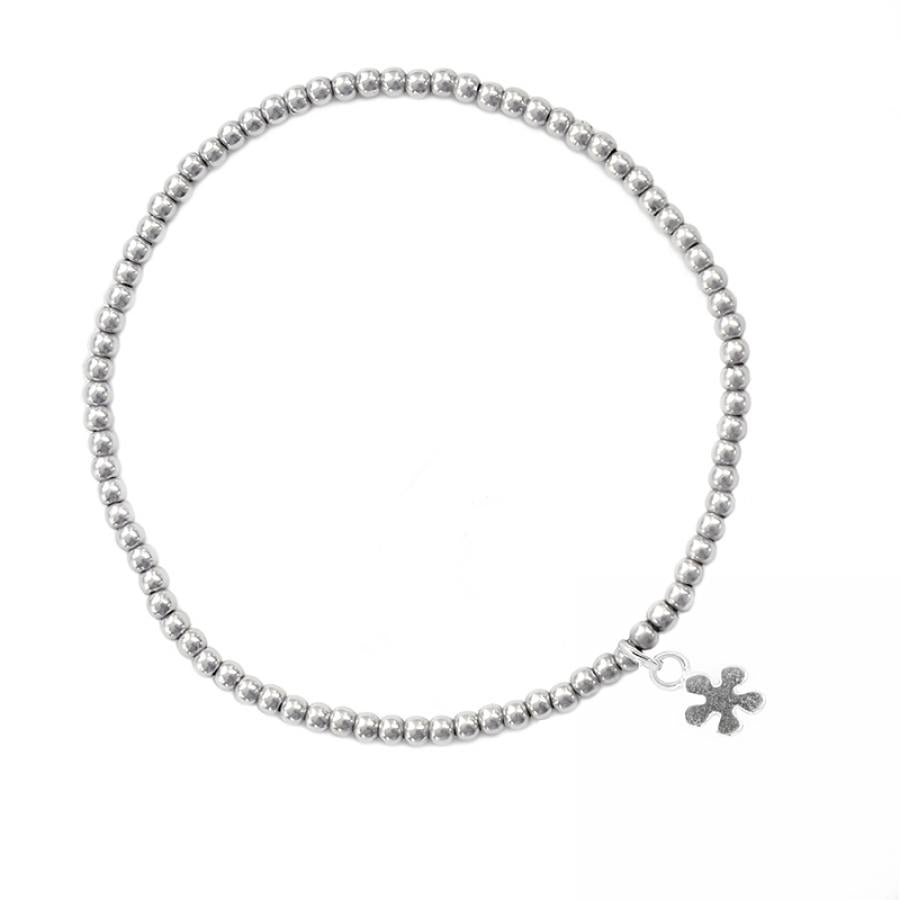 925 Silber Schmuck - 925 Silber Armband Blume - 17 - A992-Blume17 - Beau Soleil Jewelry