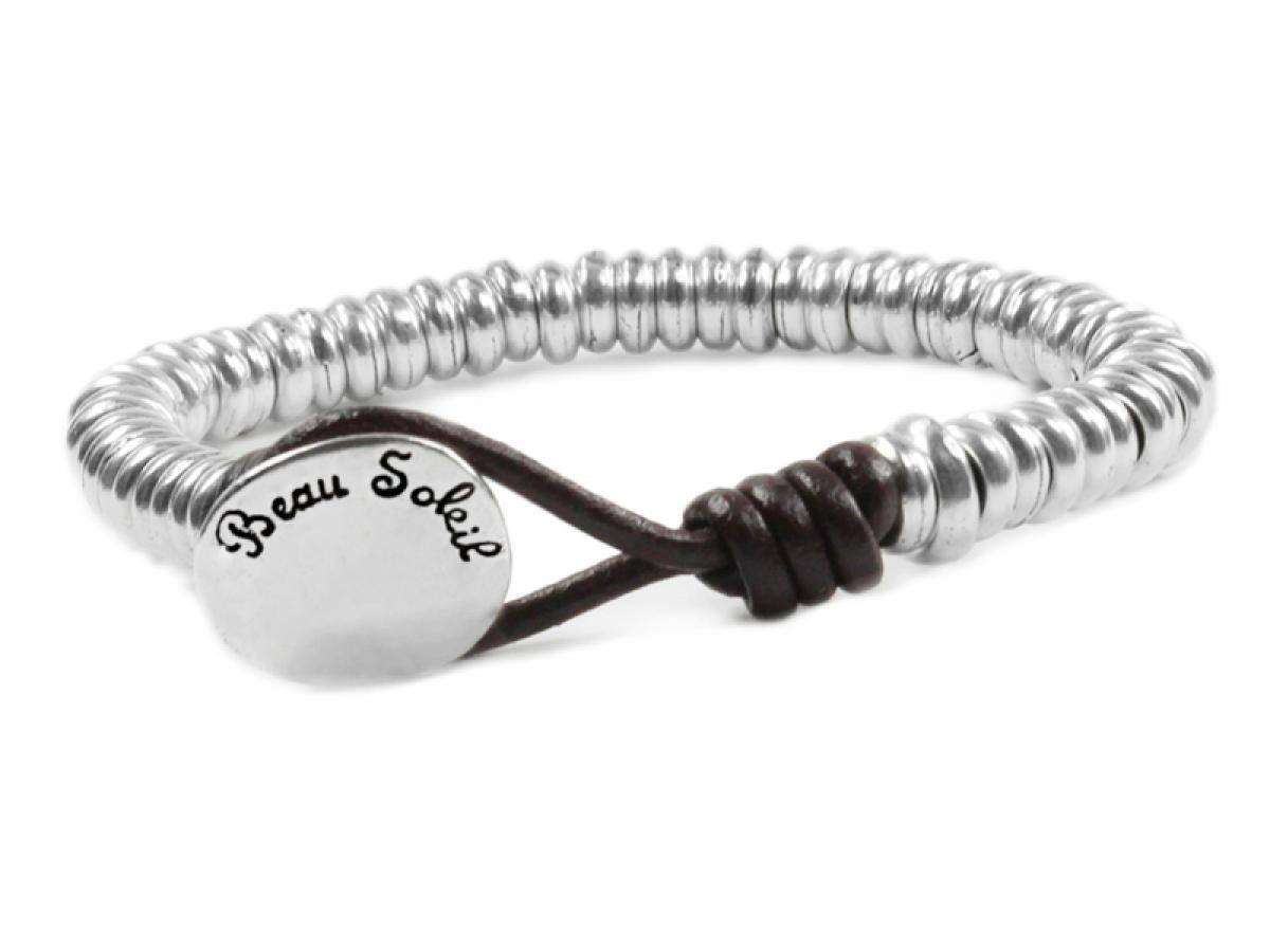 Armbänder - Lederarmband Huelva A897 - Braun - A897-18-Braun - Beau Soleil Jewelry