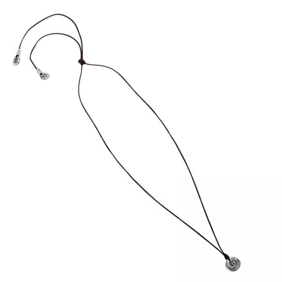 Ketten - Lederkette Tribal Münzen K186 - Braun - K186-braun - Beau Soleil Jewelry