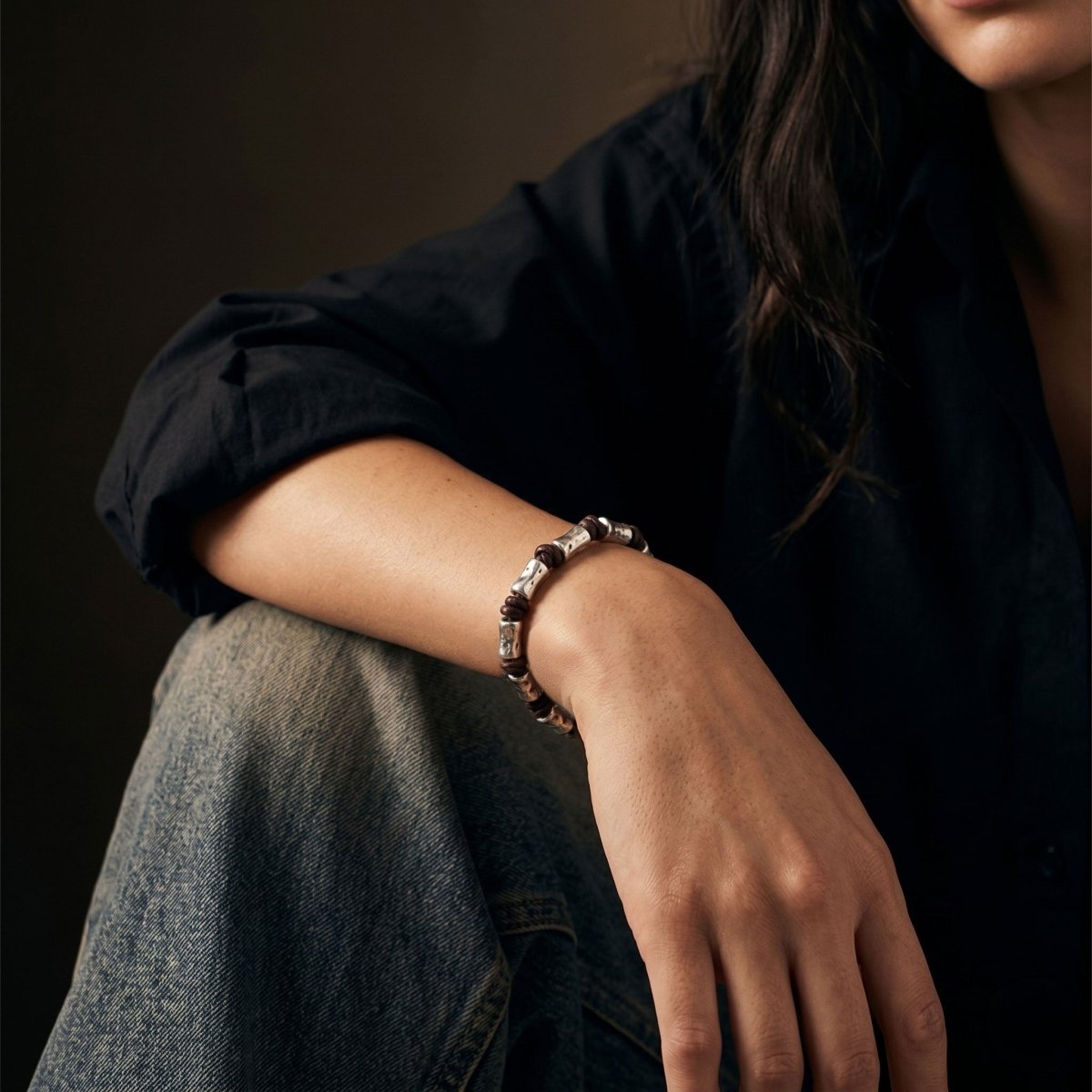 Armbänder - Armband Knoted - Braun - A908-1-braun18 - Beau Soleil Jewelry
