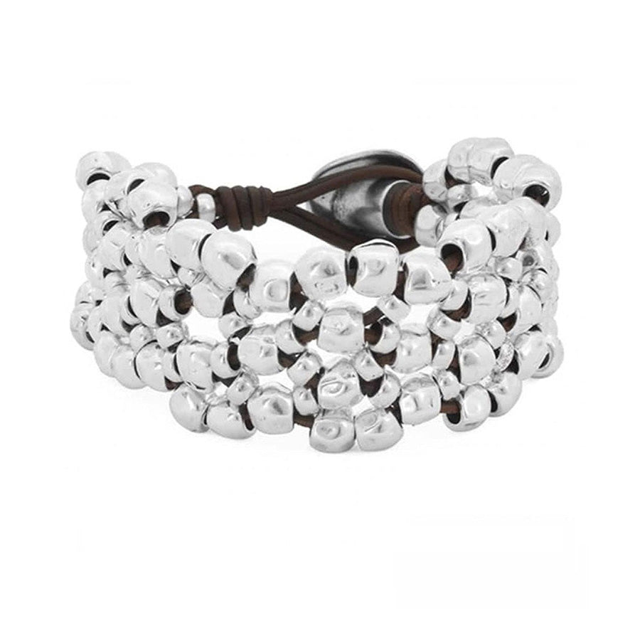 Armbänder - Armband Leder mehrreihig A964 - Braun - A964 - braun - 18 - Beau Soleil Jewelry