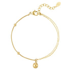 Armbänder - Elegantes Edelstahl - Armband mit Kugelanhänger – Verfügbar in Gold & Silber - Silber - ay - 109 - silber - Beau Soleil Jewelry