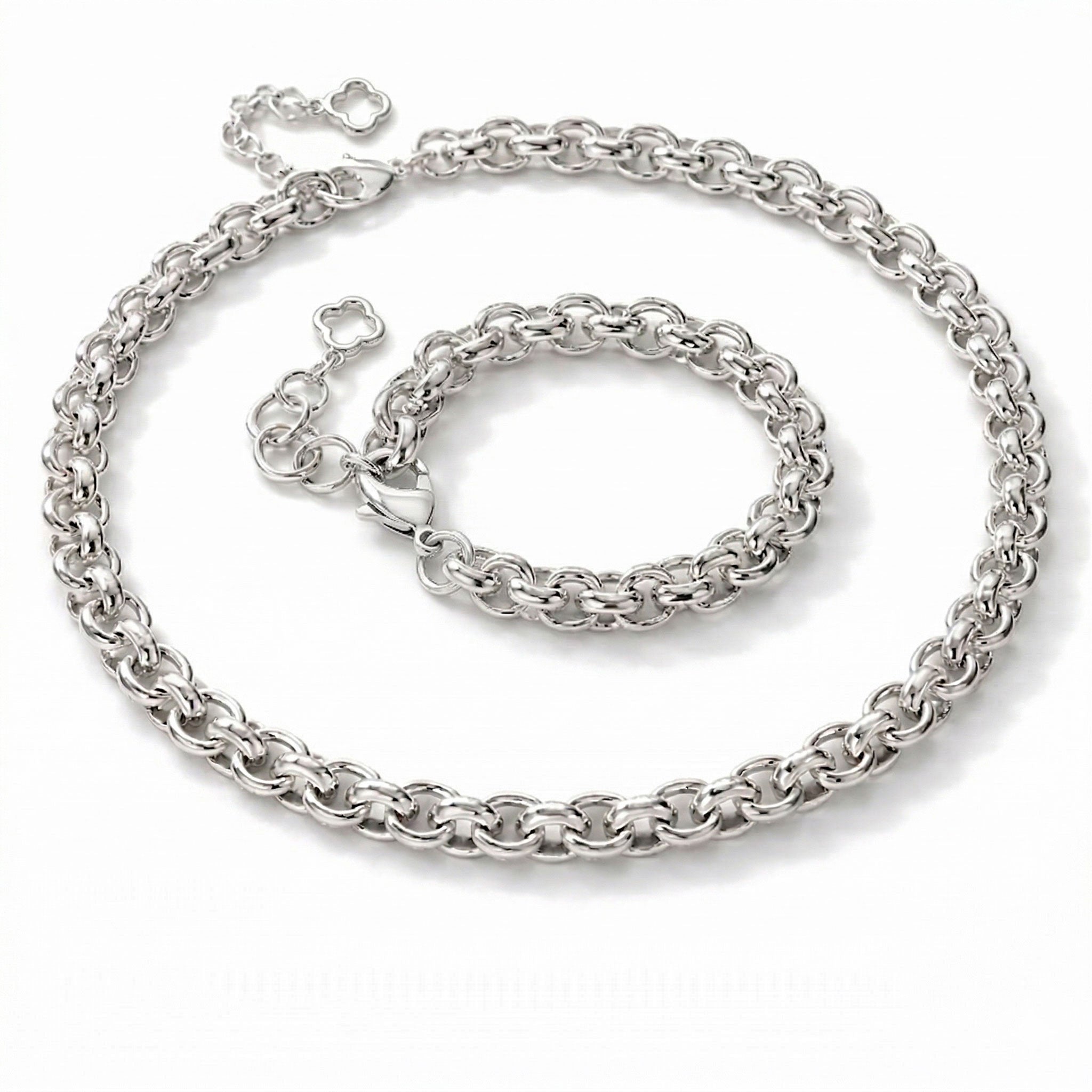Schmuck Set’s - Elegantes Schmuck - Set aus massiven Rollogliedern - KA311 - Beau Soleil Jewelry