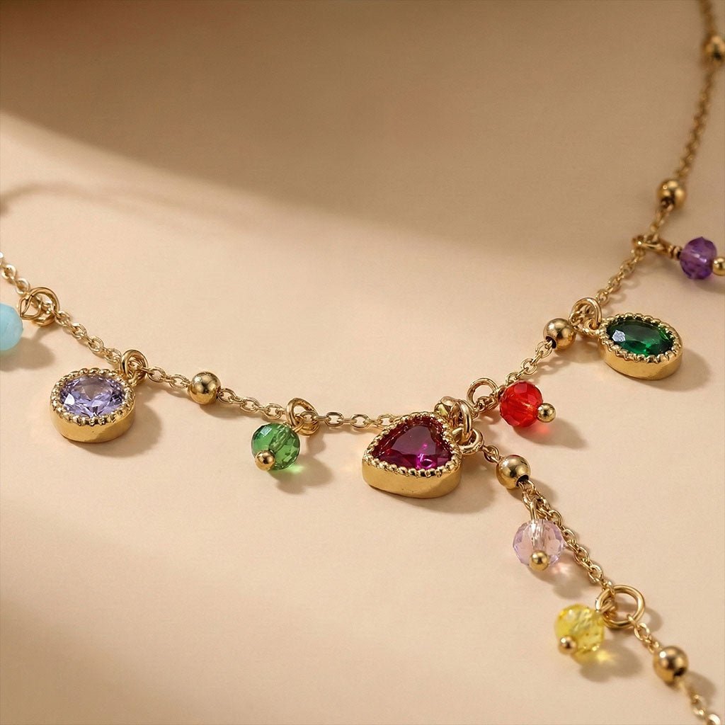 Ketten - Halskette mit Herz - Anhänger & Zirkon - kn-101-herz-zirkon - Beau Soleil Jewelry