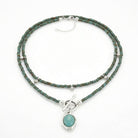 Ketten - Kette Collier & Choker Kette Set Azul - Silber - K-1010-tuerkis-set - Beau Soleil Jewelry