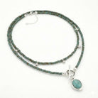 Ketten - Kette Collier & Choker Kette Set Azul - Silber - K-1010-tuerkis-set - Beau Soleil Jewelry