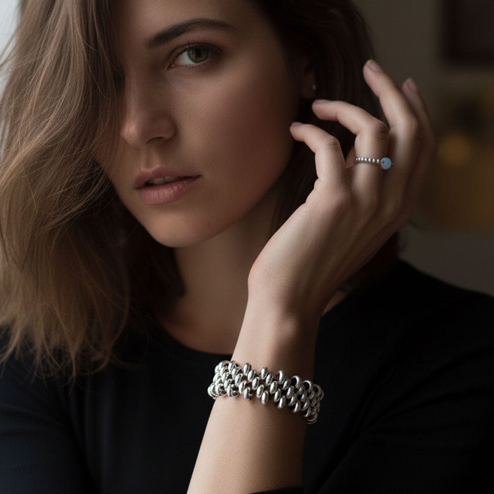 Armbänder - Lederarmband Damen A959 - Braun - A959-18-Braun - Beau Soleil Jewelry