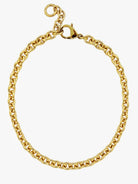 Ketten - Massive Gliederkette | Klassische Chunky Statement Halskette - Gold - K315-go - Beau Soleil Jewelry