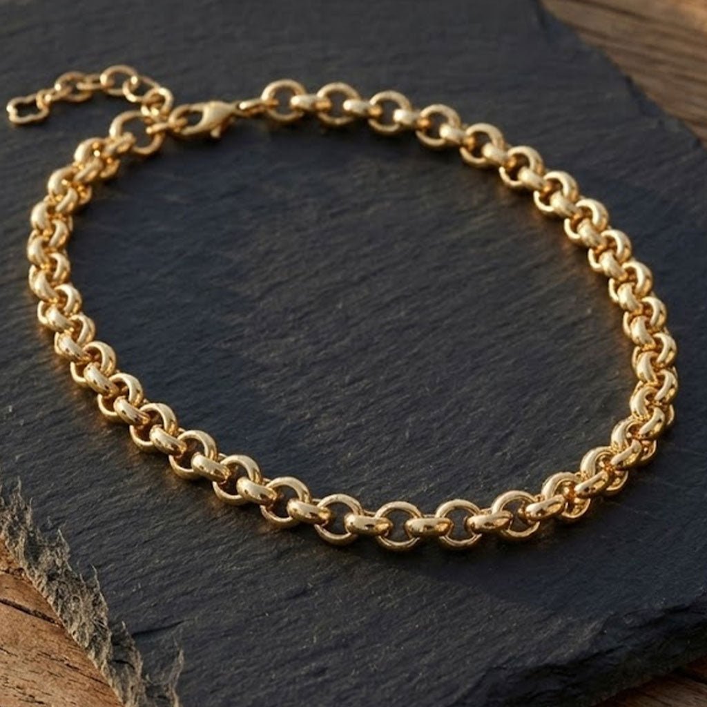 Ketten - Rologlieder - Kette – Rolo Halskette für besondere Anlässe - Gold - K311-40-g - Beau Soleil Jewelry