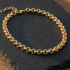Ketten - Rologlieder - Kette – Rolo Halskette für besondere Anlässe - Gold - K311-40-g - Beau Soleil Jewelry