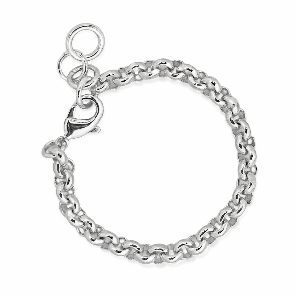 Schmuckset Damen mit Rolo Gliederkette und Armband