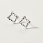 Ohrhänger Ohrringe Ohrstecker - Statement - Ohrstecker mit unregelmäßiger Quadrat - Form - O365 - Beau Soleil Jewelry