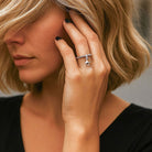 925 Silber Schmuck - Sterling Silber Ring mit Stern Anhänger - 52 - 53 (S) - Rstar.115_1 - 1 - Beau Soleil Jewelry