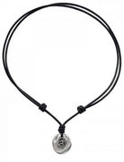 Ketten - Lederkette mit Münzen Anhänger Längenverstellbar K264 - Braun - K264_coin - Beau Soleil Jewelry