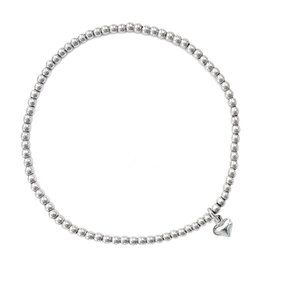 925 Silber Schmuck - 925 Silber Armband Herz - 17 - 898A-herz17 - Beau Soleil Jewelry