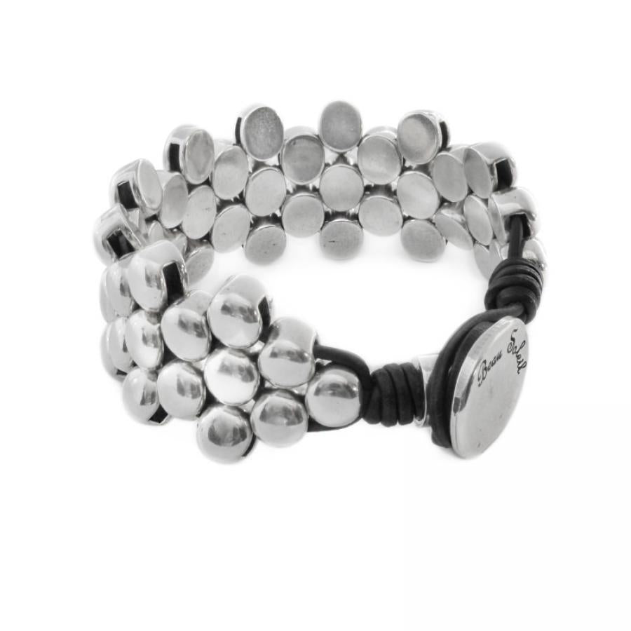 Beau Soleil Schmuck Kollektion - Lederarmband A941 - Braun - A941-18-Braun - Beau Soleil Jewelry