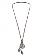 Ketten - Lederkette Tribal Münzen K186 - Braun - K186-braun - Beau Soleil Jewelry