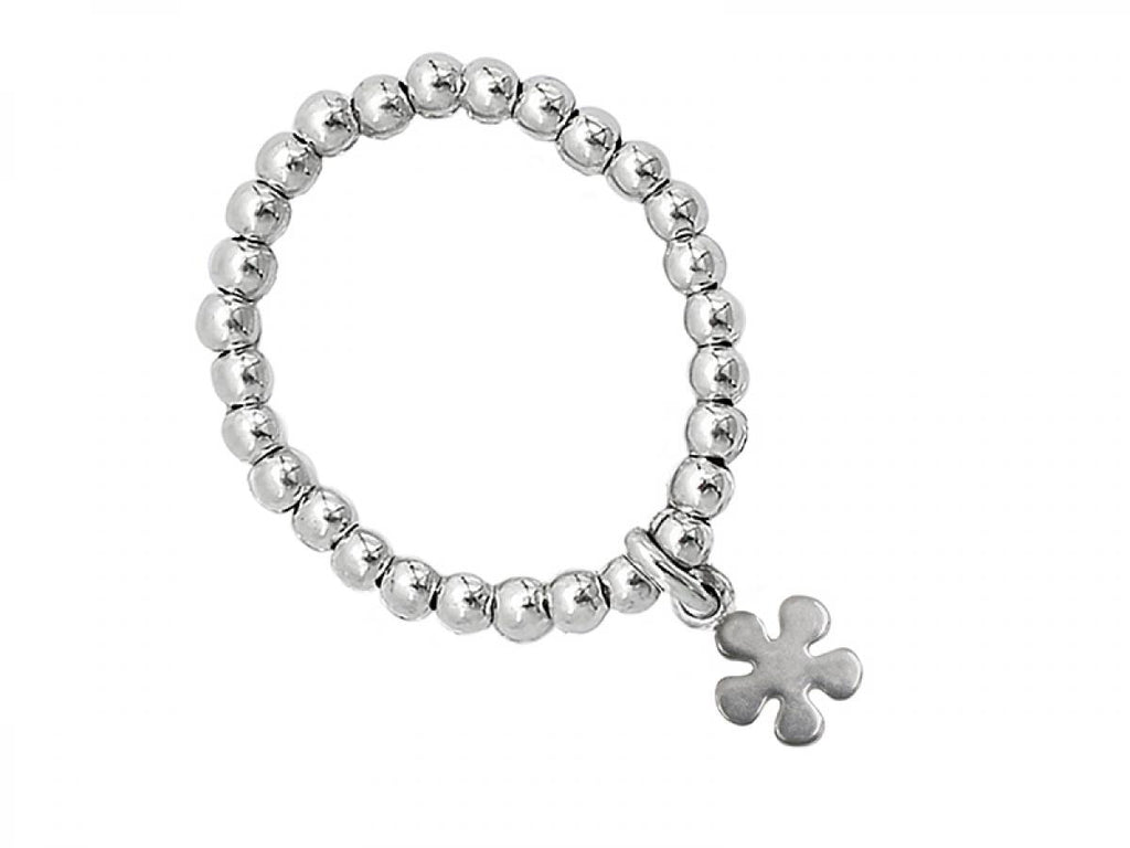 Sterling Silber Ring mit Blume Anhänger kaufen – Beau Soleil Jewelry | Kettenanhänger