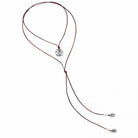 Ketten - Schmuck Set Lederkette & Kugelkette - Rot - K186_2 - Beau Soleil Jewelry