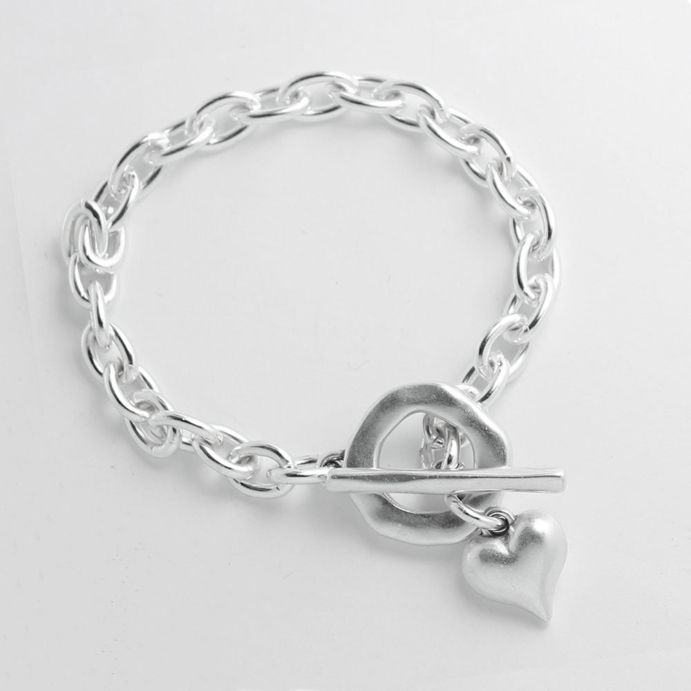 Schmuck Set’s - Amor Schmuck-Set - Halskette und Armband - Silber - k306+a306-18 - Beau Soleil Jewelry