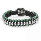 Beau Soleil Schmuck Kollektion - Lederarmband Ethno Mint - Braun - A921_mint-18-Braun - Beau Soleil Jewelry