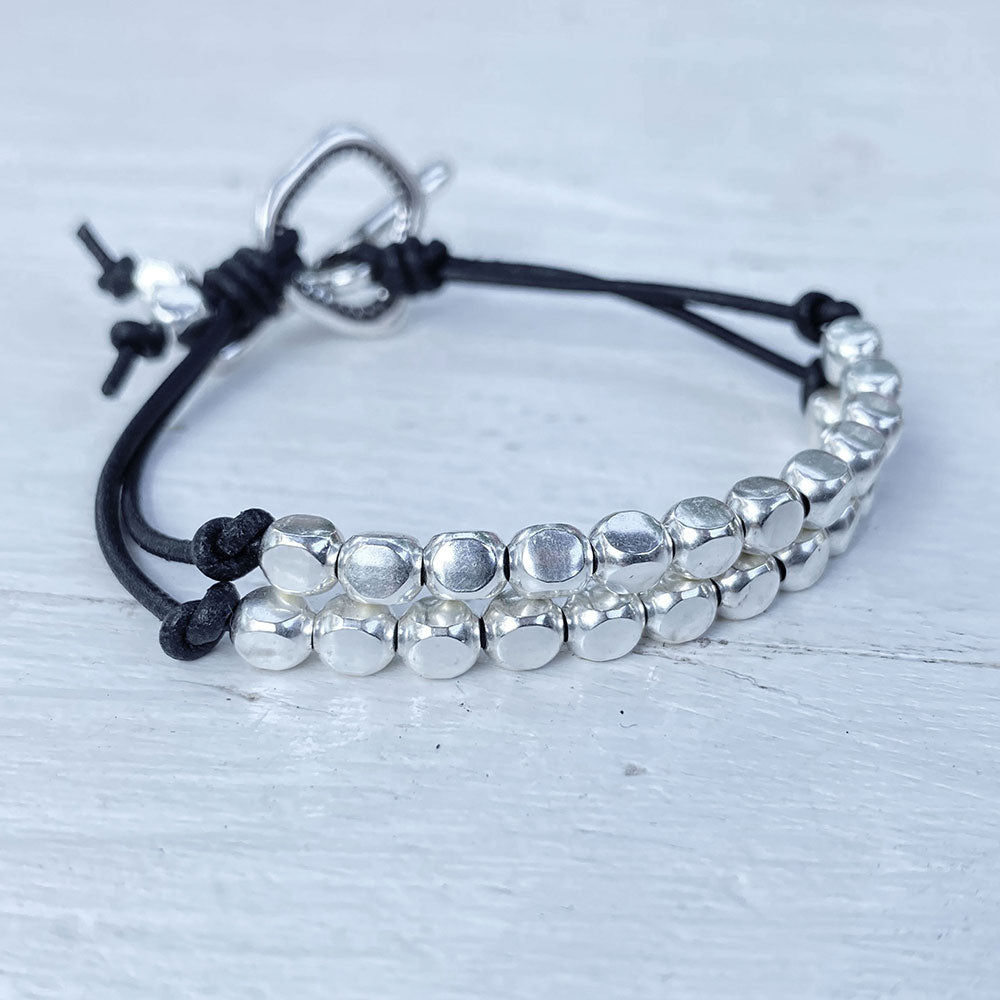 Armbänder - Armband 925 Silber A903 - Schwarz - A903-17-Schwarz - Beau Soleil Jewelry