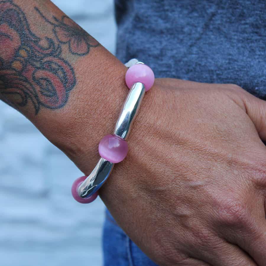 Armbänder - Armband Pink A908 - 18 - A908 - Beau Soleil Jewelry