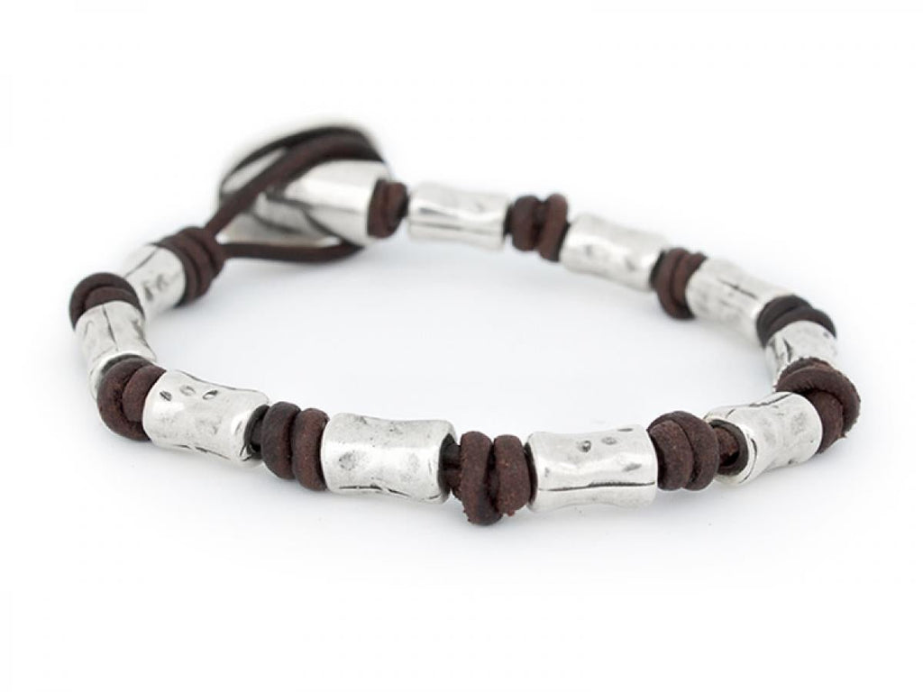 Armbänder - Armband knoted A980-1 - Braun - A908-1-braun18 - Beau Soleil Jewelry