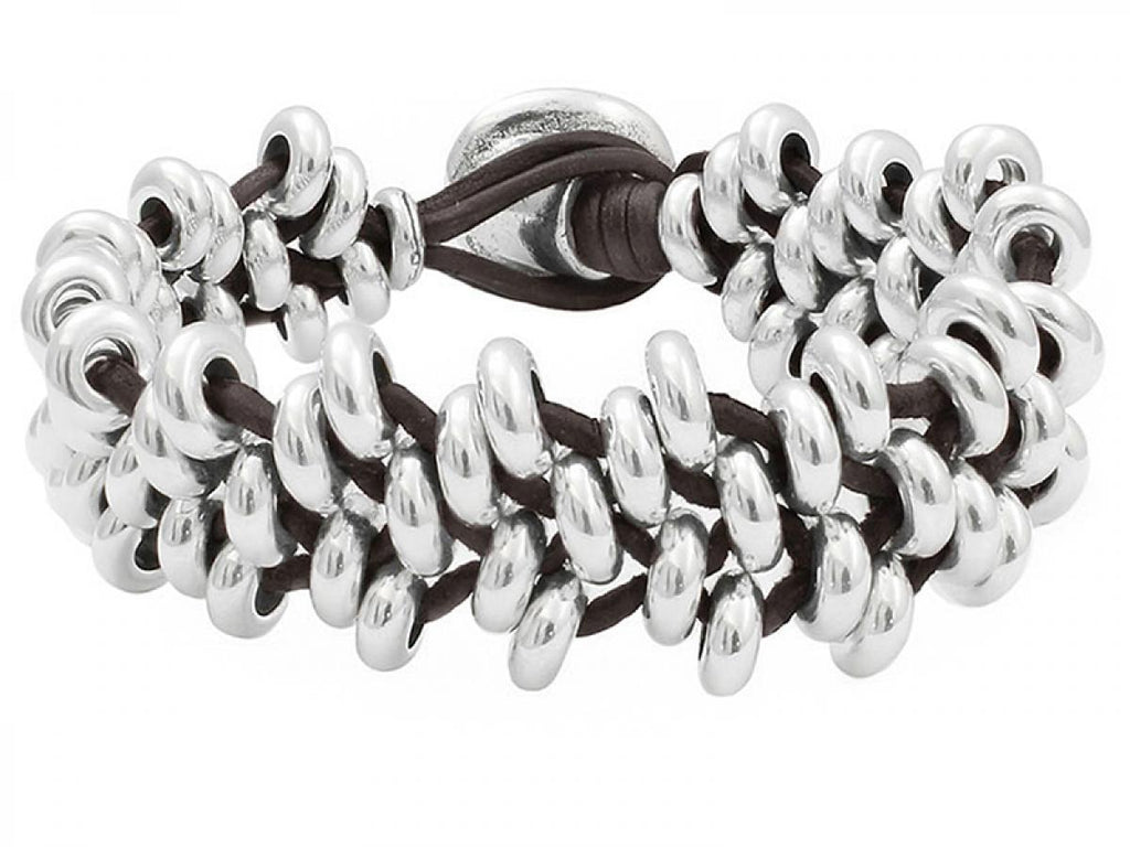 Armbänder - Lederarmband Damen A959 - Braun - A959-18-Braun - Beau Soleil Jewelry