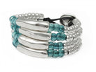 Armbänder - Mehrreihiges Lederarmband - 18-Braun - A961 - Beau Soleil Jewelry