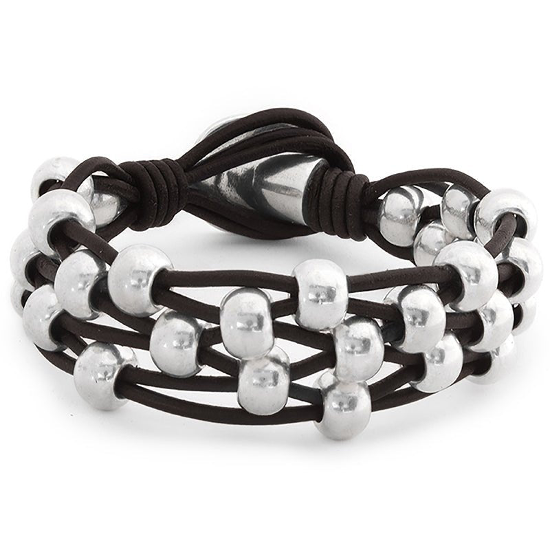 Lederarmband Emelie A983 - Braun - A983-18-Braun - Armbänder - Beau Soleil Jewelry