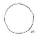 925 Silber Schmuck - 925 Silber Armband Blume - 17 - A992-Blume17 - Beau Soleil Jewelry