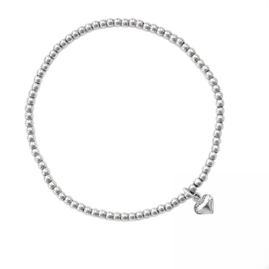 Silver ball stretch bracelet hotsell
