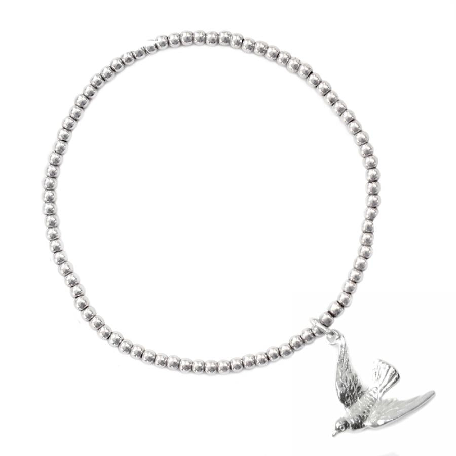 925 Silber Schmuck - 925 Silber Armband Taube - 17cm - 898_taube-17 - Beau Soleil Jewelry