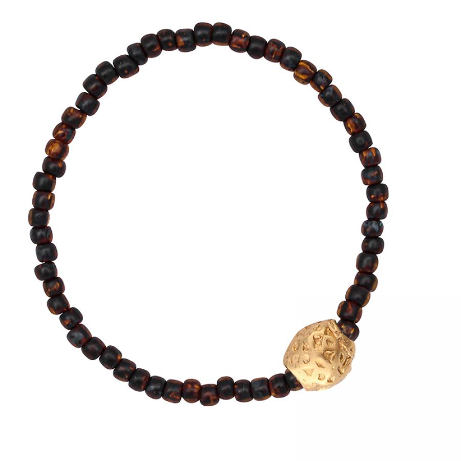 Schmuck Set’s - Schmuck Set Choker kurze Kette & Armband Smoked Topaz Matt - K265-topaz-set - Beau Soleil Jewelry
