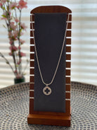 Ketten - Damen Halskette mit Kleeblatt-Anhänger - K308 - Beau Soleil Jewelry