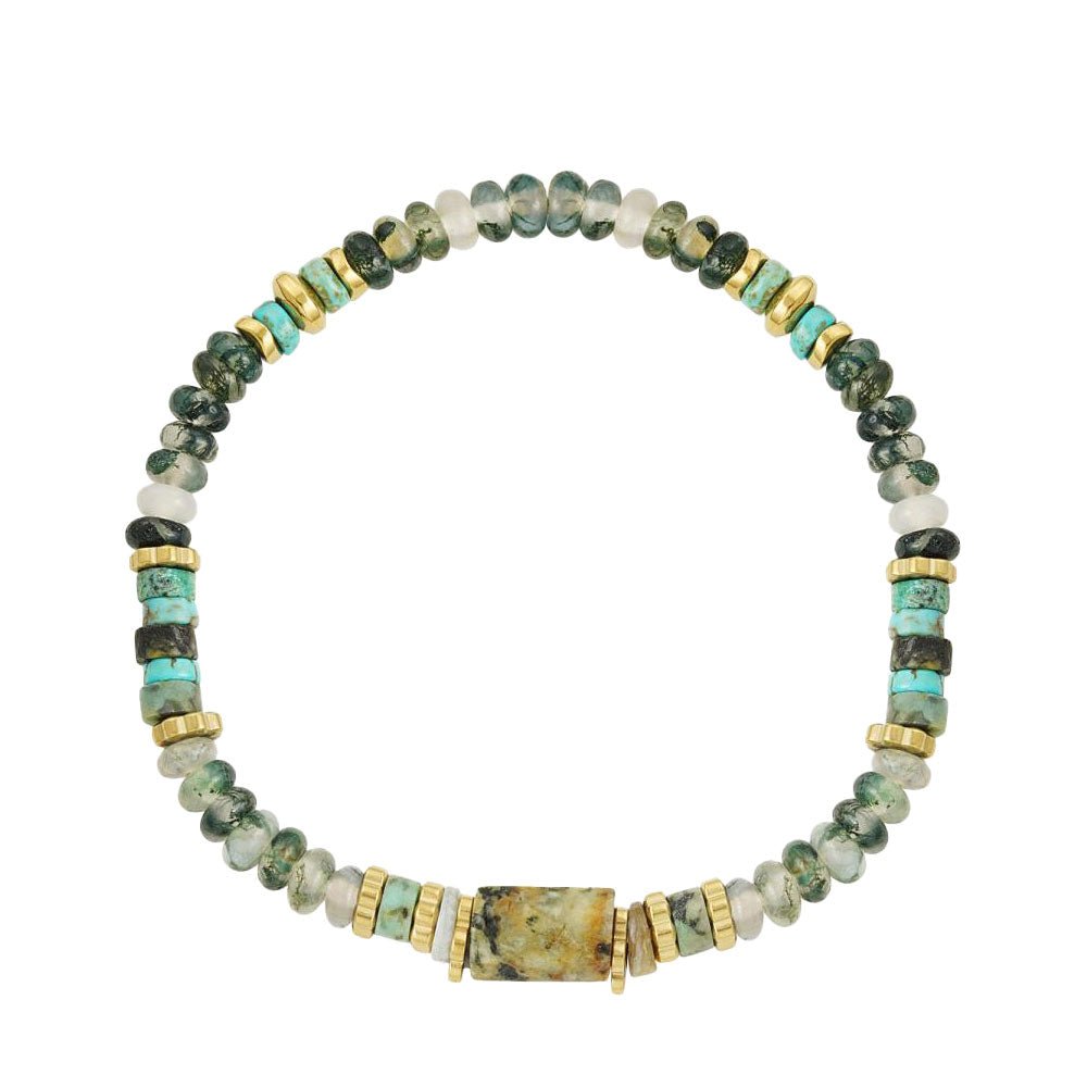 Armbänder - Entdecke unser zauberhaftes Armband mit zarten Perlen - Tuerkis - a108-gruen - Beau Soleil Jewelry
