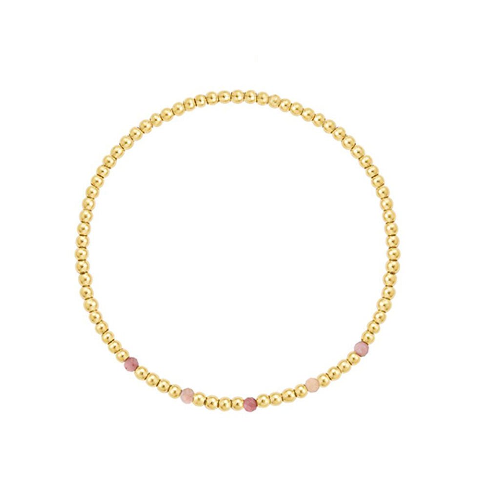 Armbänder - Feines Armband Gold und Perlen - Rose - Ay-rose - Beau Soleil Jewelry