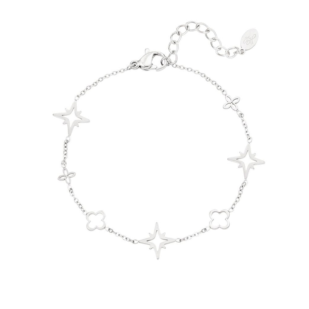Armbänder - Feines Armband Minimalist Star - Silber - stern+klee-ae1016-silber - Beau Soleil Jewelry