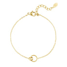 Armbänder - Feines Armband verbundene Ringe - Silber - a-1017-silber - Beau Soleil Jewelry