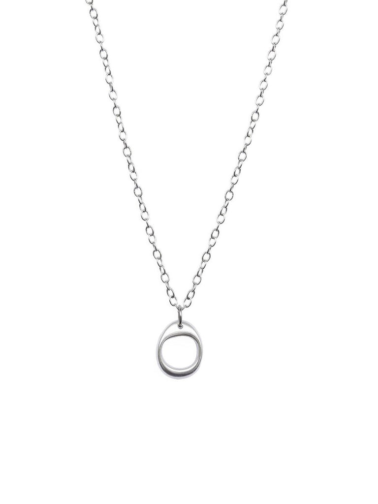 Ketten - Halskette mit Ring-Anhänger - K305 - Beau Soleil Jewelry